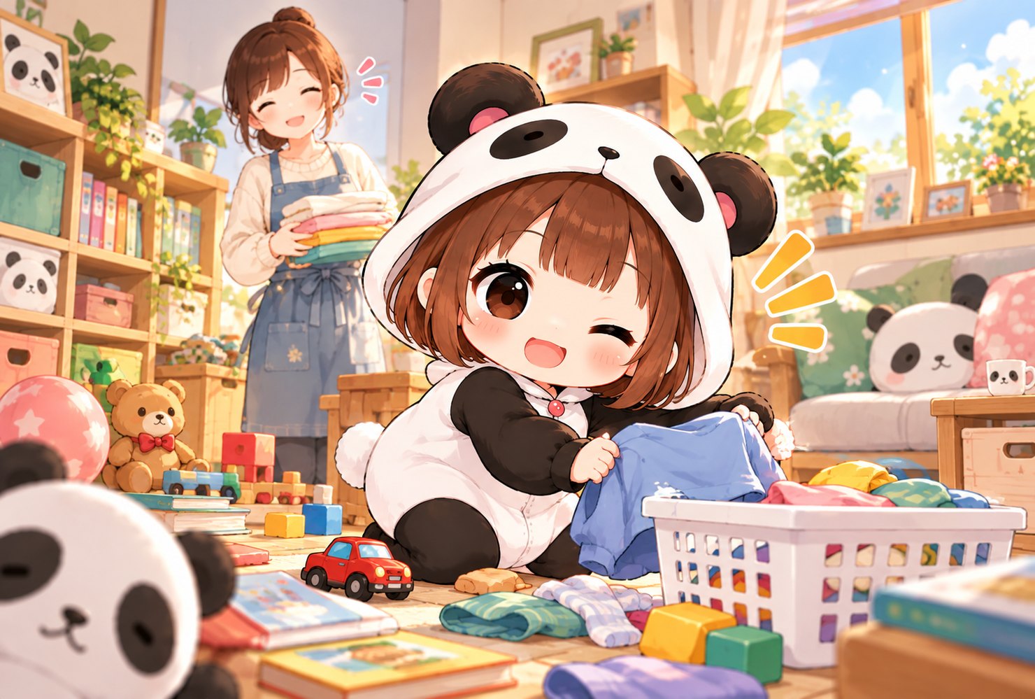第2話「お母さんの「ちょっとだけ掃除」」のイラスト