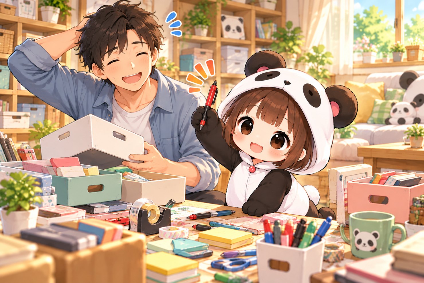 第3話「お父さん、片づけの達人になる？」のイラスト