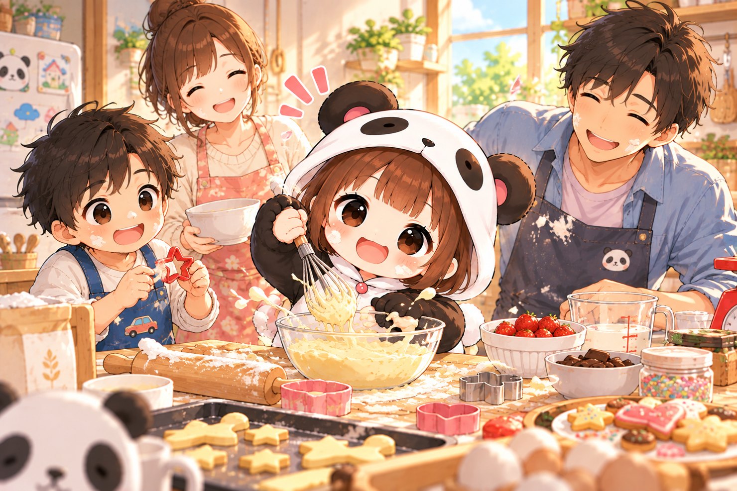 第5話「おやつを作る日は大さわぎ」のイラスト