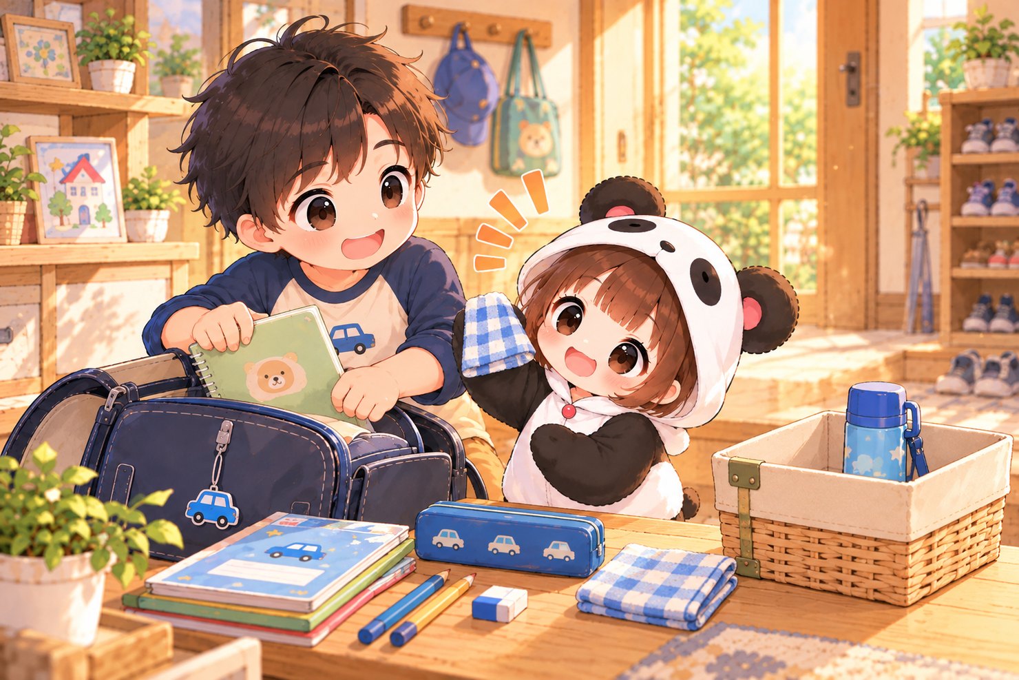 第8話「自分でできた！明日の準備」のイラスト