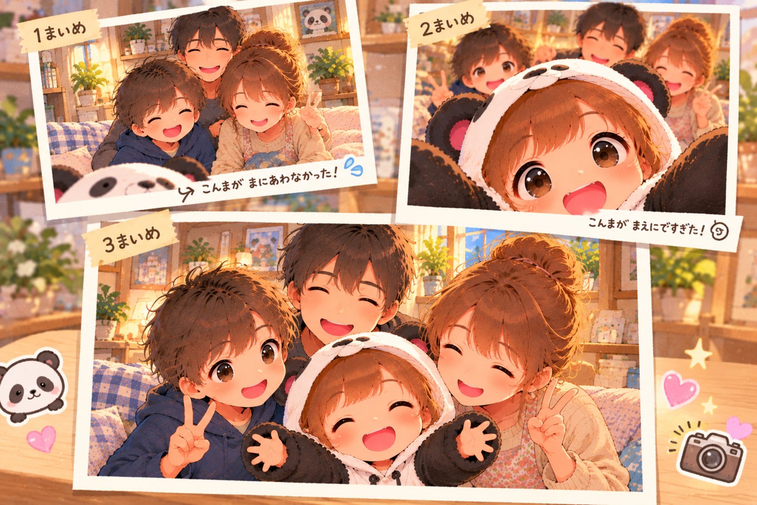 第26話「家族の写真を撮ろう」のイラスト